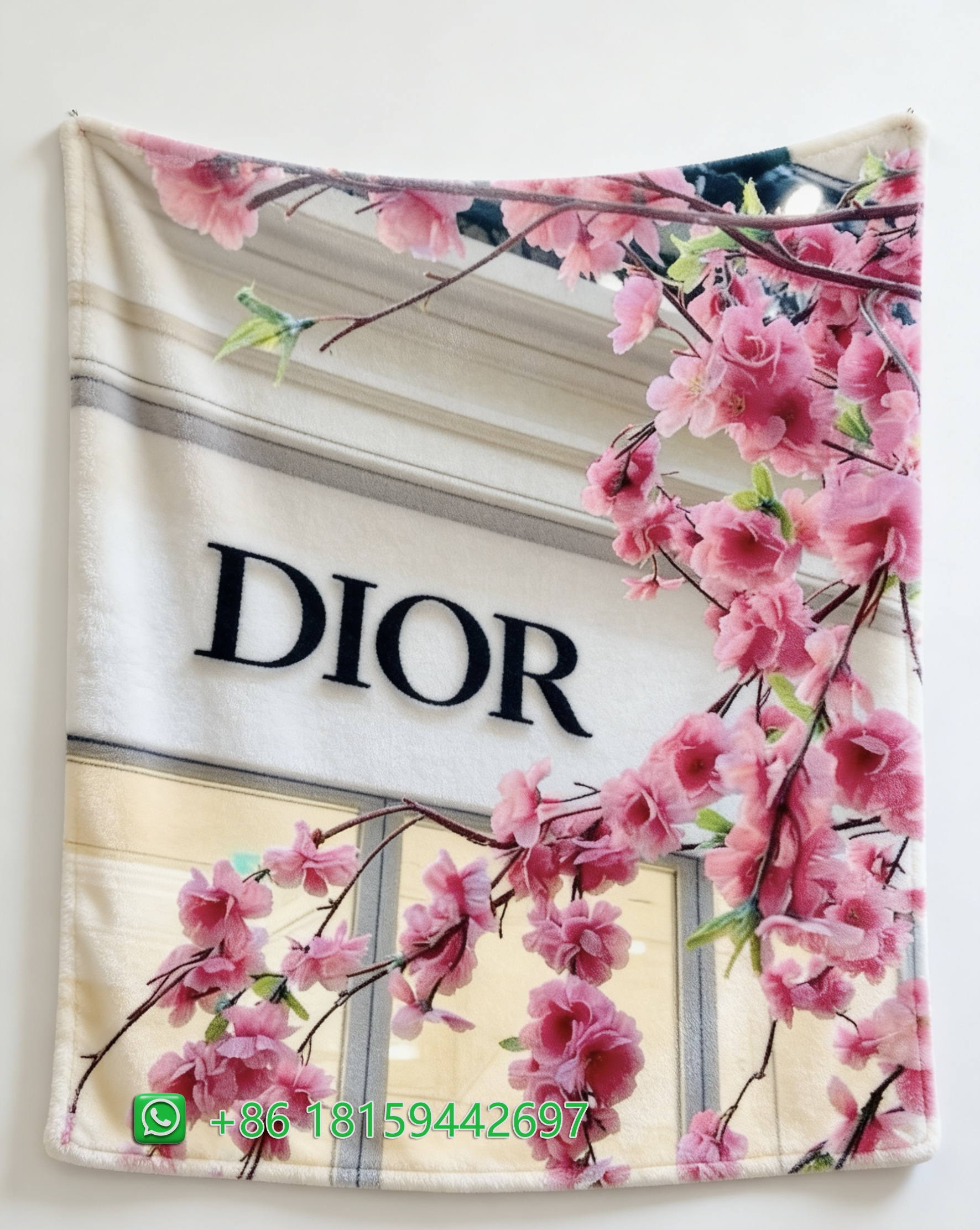 Dior Throw Blankets